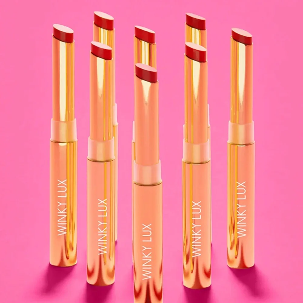WINKY LUX Skinny Plump Demi-Matte Lipstick - Rose Hotel, NEW